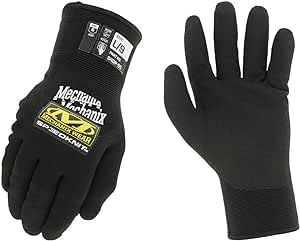 Mechanix Wear SpeedKnit Thermal Winter Work Gloves, 1 Pair - Insulated, Water Resistant, Abrasion and Cut Resistant, Touchscreen Capable (Black, Large)