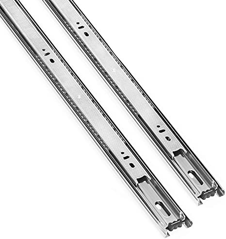 Tahlegy 5 Pair of 18 Inch Full Extension Hardware Ball Bearing Drawer Slides, Include Screws