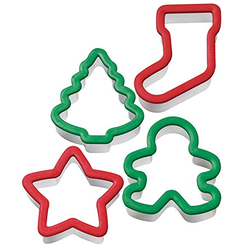 Wilton Holiday Grippy Cookie Cutters Set of 4