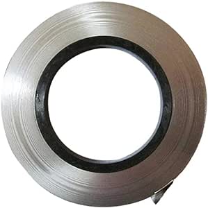 Pure Nickel Strip, 0.1mm/0.15mm Battery Nickel Strip, 10m Per Roll Length, Pure Nickel Strips for Battery Spot Welding(Size:0.1 X 4mm)