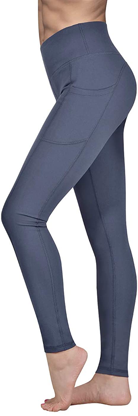 Ollrynns Yoga Pants for Women Flex Tummy Control High Waist 4 Way Stretch Workout Running Sports Leggings with Pockets N066
