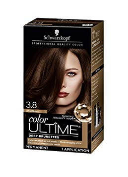 Schwarzkopf Color Ultime Permanent Hair Color Cream, 5.5 Medium Parisian Brown (Packaging May Vary)