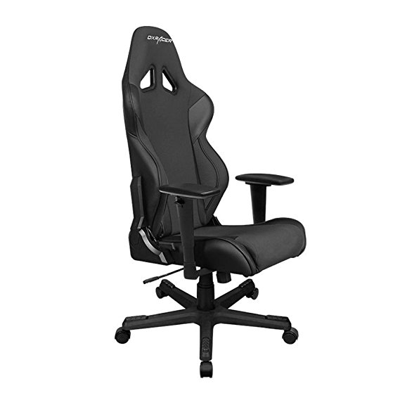 DXRacer Racing Series DOH/RW106/N Newedge Edition Racing Bucket Seat Office Chair Gaming Chair Automotive Racing Seat Computer Chair eSports Chair Executive Chair Furniture With Pillows (Black)