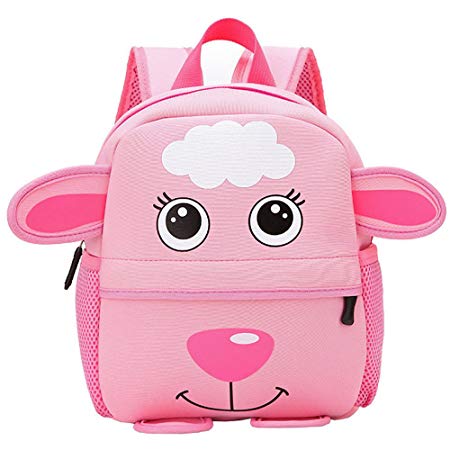 Toddlers Boys Girls Backpack Lightweight 3D Zoo Animal Cartoon Kids School Bag for Preschool Kindergarten Children