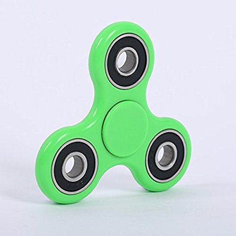 Plastic EDC Fidgets Hand Spinner For Autism and ADHD Children Adults Focus Keep Hands Busy Tri-Spinner Fidget Toy