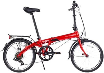 Dahon Vybe D7 Folding Bike, Red (2020)