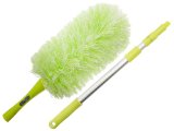 Pure Care Microfiber Duster with Extension Pole Flexible Bendable Washable Lint Free Hypoallergenic Large Microfiber Head Includes Lightweight Telescopic Pole Saves Time and Money colors may vary