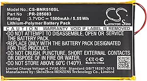 Cameron Sino Battery for Kobo Glo HD Aura H2O, Barnes & Noble Nook Glowlight Plus 2015 BNRV510, Pocketbook 631 Touch HD