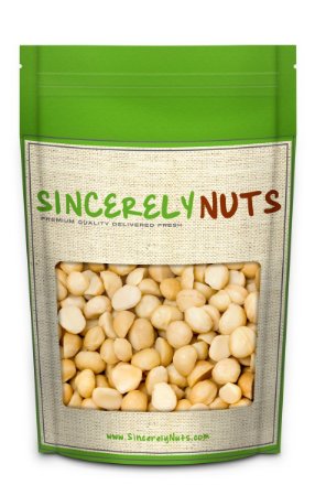 Sincerely Nuts Raw Macadamia Nuts Whole & Unsalted - Two (2) Lb. Bag - Uncompromised Natural Taste - Amazingly Nutritious - Freshly Sealed, Kosher