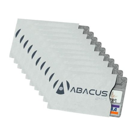 Abacus24-7 RFID Blocking Secure Sleeve for ID Credit and Payment Cards by Identity Stronghold - Pack of 10