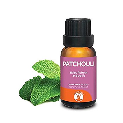 GuruNanda Patchouli Essential Oil | Aromatherapy | GCMS Tested & Verified 100% Pure Essential Oils - Undiluted | Therapeutic Grade |  15 ml | Compare to doTERRA & Young Living