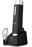 Ozeri OW05A Prestige Electric Wine Bottle Opener with Aerating Pourer and Foil Cutter