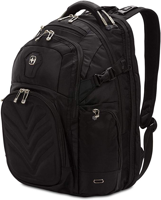 SwissGear 5709 ScanSmart Laptop Backpack, Abrasion-Resistant & Travel-Friendly Laptop Backpack