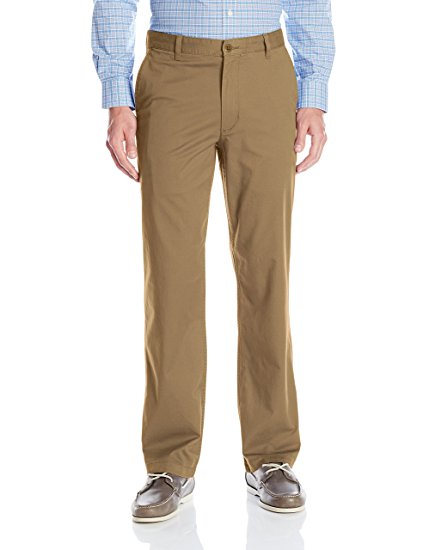 Dockers Men's Washed Khaki Straight-Fit Flat-Front Pant