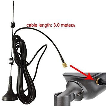 3M/10FT Wifi Antenna Extension Cable for Wifi Camera, Signal Antenna Booster with Base
