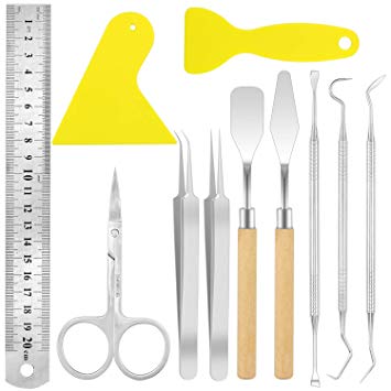 Homgaty 11 Pcs Craft Weeding Tools Set, Basic Craft Vinyl Tools for Weeding, Silhouette,Cameos, HTV,Lettering