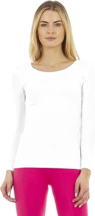 Thermajane Long Sleeve Thermal Shirts for Women Cold Weather, Womens Thermal Underwear Tops, Base Layer Women Thermal