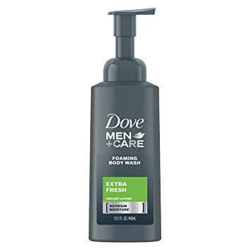 Dove Men care Foaming Body Wash, Extra Fresh, 13.5 Ounce