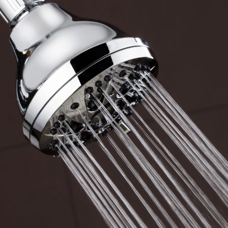 AquaDance® Deluxe High Pressure 6-setting Shower Head for the Ultimate Shower Spa Experience! Lifetime Warranty / Officially Independently Tested to Meet Strict US Quality & Performance Standards