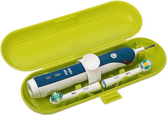 Plastic Electric Toothbrush Travel Case for Oral-B Pro Series, Green