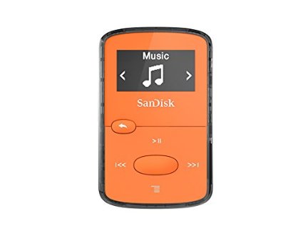 SanDisk 8GB Clip Jam MP3 Player Orange