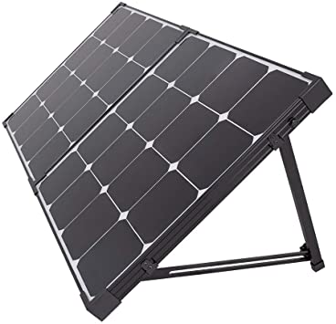 Renogy 100 Watt Off Grid Eclipse Monocrystalline Portable Foldable Solar Suitcase Without Controller