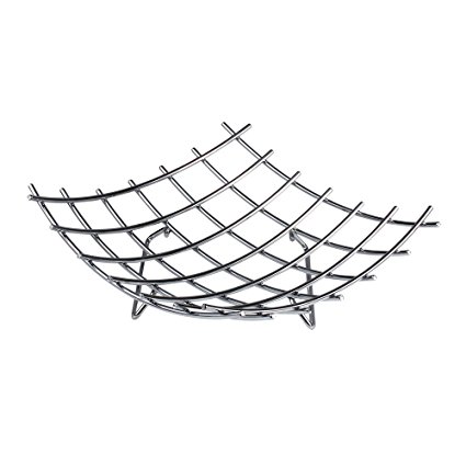 Spectrum Diversified Dunbar Grid Fruit Bowl, Chrome