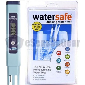 ZT-2  WS-425B City HM Digital TDS ppm Tester  Watersafe Home Tap Drinking Water Test Kit Bacteria Lead Pesticide Nitrate  Nitrite pH Hardness Chlorine