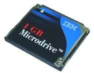 IBM 1 GB Microdrive CompactFlash with PC Card Adapter