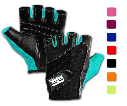 Gym Gloves For Powerlifting, Weight Training, Biking, Cycling, Crossfit Equipment - Premium Quality Weights Lifting Gloves For Women Workout Gloves w/ Washable For Callus And Blister Protection!
