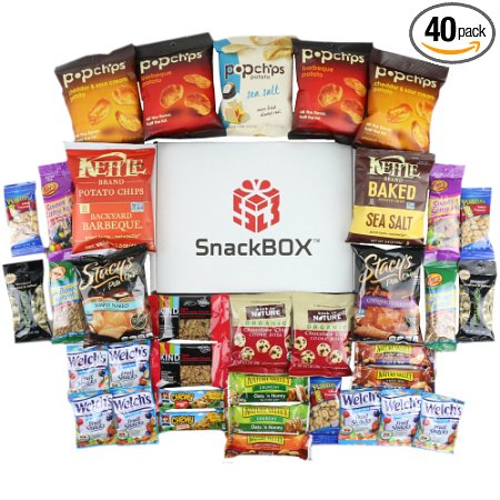 Healthy Snacks Care Package Box (40 Count)