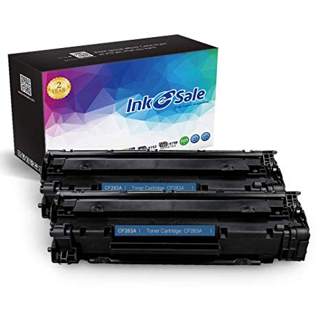 INK E-SALE New Compatible Toner Cartridge Replacement For HP CF283A 83A Black for HP LaserJet pro MFP M225dn M225dw M127fw M127fn M201dw M201n M125nw M125a Printers, 2 Packs