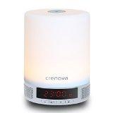 Crenova All-in-1 Bluetooth 40 Speaker with Dimmable LED Table Lamp