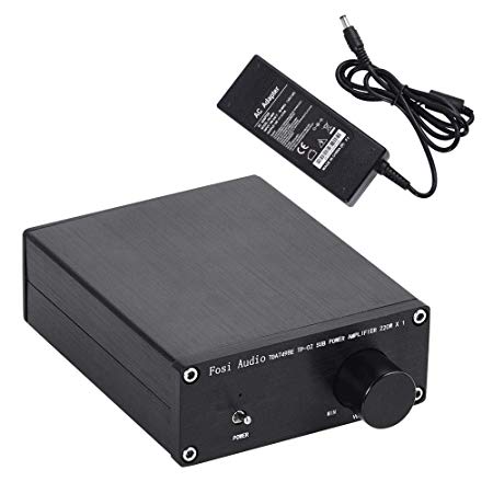 Subwoofer Amplifier TDA7498E Mini Sub Bass Amp Digital Class D Integrated Subwoofer Amplifier 220Watt x 1 Fosi Audio TP-02