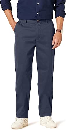 Amazon Essentials Men's Classic-Fit Wrinkle-Resistant Flat-Front Chino Pant (Available in Big & Tall)