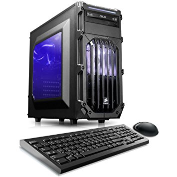 CybertronPC Palladium 950Z Gaming Desktop - Intel i7-7700k 4.2GHz Quad-Core Processor, 16GB DDR4 Memory, NVIDIA GTX 950 (2GB GDDR5) Graphics, 1TB/8GB Solid State Hybrid, DVDRW, Windows 10 Home 64-Bit