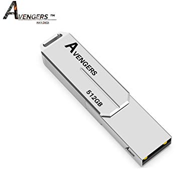 Avengers 512GB High Speed USB Flash Drive 496 GB Real Capacity Pendrive with Steel Protection, IPX6 Waterproof and Heat-proof