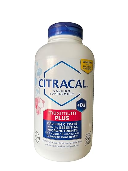 Citracal Calcium Citrate Caplets   D3 1Pack (280 ct.)