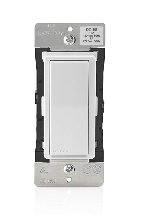 Leviton DZ15S-1BZ Decora Smart Z-Wave Plus On/Off Wall Switch