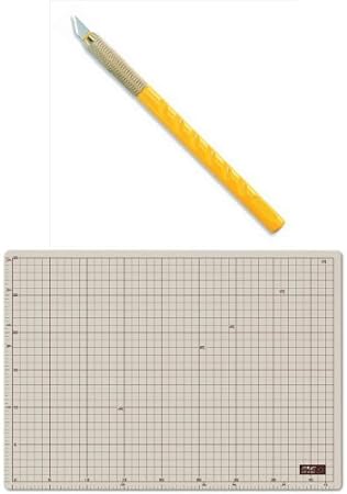 オルファ(OLFA) アートナイフ 10B カッターマットA3セット