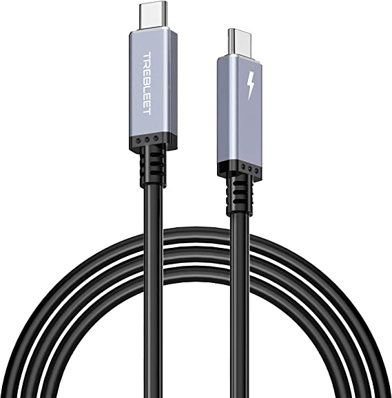 15ft (4.5m) USB4 Cable Compatible with Thunderbolt 3 Cable, Super Long Size 100W 20Gbps USB4 Cable,Compatible with Thunderbolt 3 (USB C) Hub, Adapter, Devices, 20V/5A