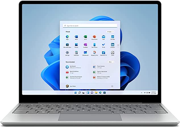 Microsoft Surface Laptop Go 2: 12.4" Touchscreen Laptop (Intel Core® i5/8GB RAM/128GB SSD/Windows 11) Platinum - English Keyboard