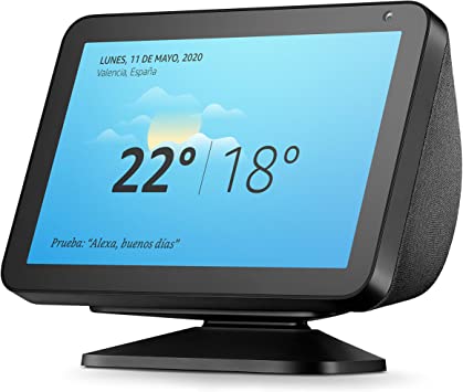 Soporte regulable para el Echo Show 8 (1.ª generación, modelo de 2019), negro