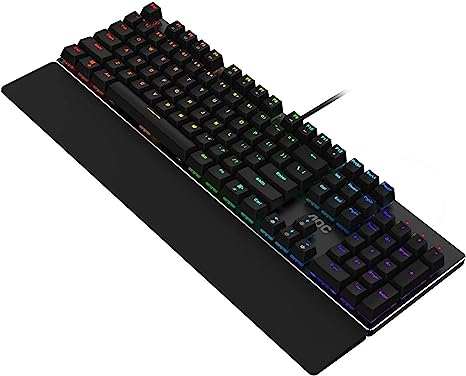 AOC GK500 Gaming Tastatur - Deutsches Layout - RGB-Beleuchtung - Anti-Ghosting - AOC G-Tools-Software - N-Key-Rollover