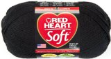 Red Heart E7284614 Soft Yarn Black