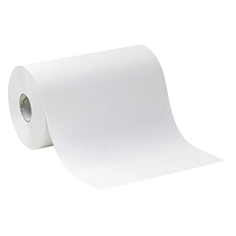 Georgia-Pacific 26610 SofPull Paper Towel Roll, 1-Ply Hardwound, (WxL) 9" x 400', White (Case of 6 Rolls)