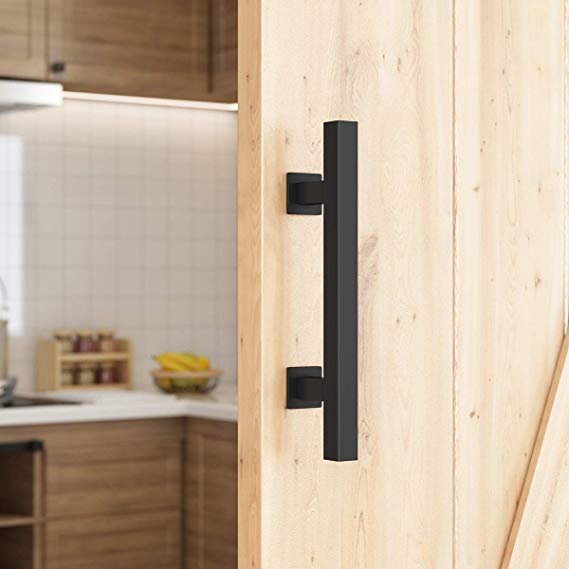 SMARTSTANDARD 10" Heavy Duty Barn Door Pull Handle for Gate Kitchen Furniture Cabinet Closet Drawer