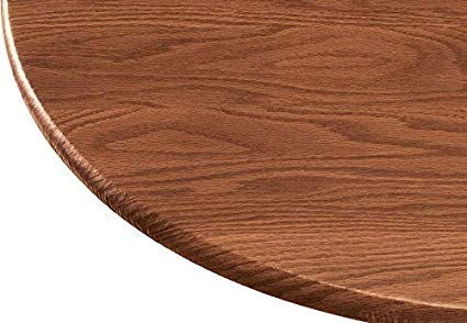 Wood Grain Vinyl Elastic Table Cover