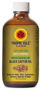 Tropic Isle Living Jamaican Black Castor Oil Plastic PET Bottle (4 oz)