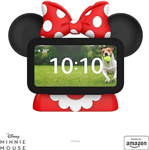 Made for Amazon, Disney Minnie Mouse-inspired Stand for Amazon Echo Show 5 (2023 Release)